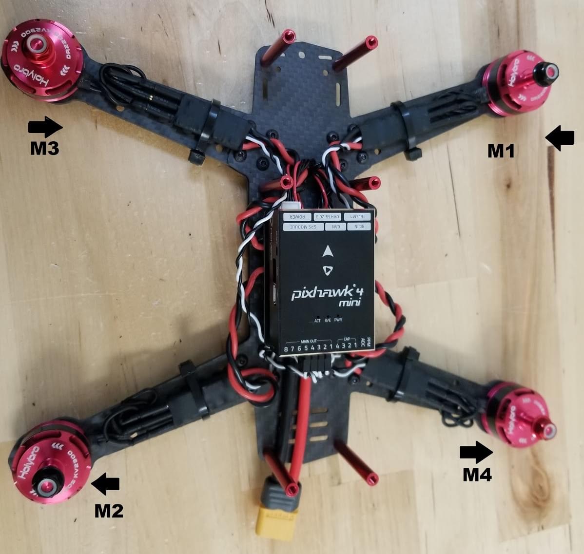 QAV250 Connect ESCs