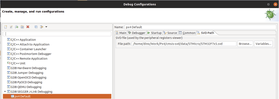 Eclipse: SVD File path