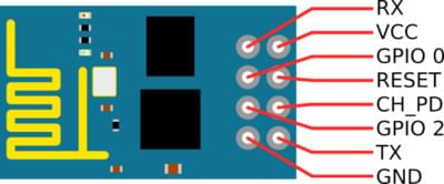 esp8266 wifi module pinout