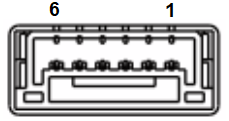 Pin numbering showing left-most pin is pin 1